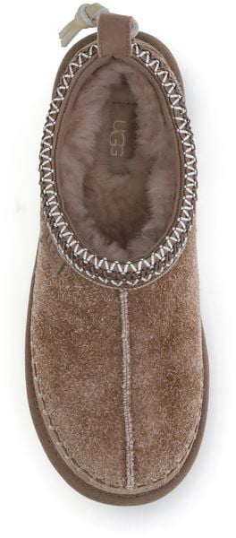 UGG Brown Leather Mules Bruin