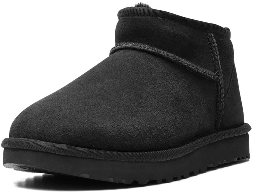 UGG bottines classic ultra mini triple black Zwart