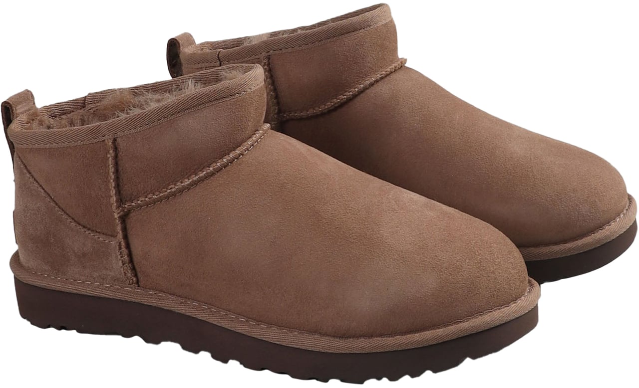 UGG CLASSIC ULTRA MINI ANKLE BOOTS DARK TAUPE DARK TAUPE Taupe