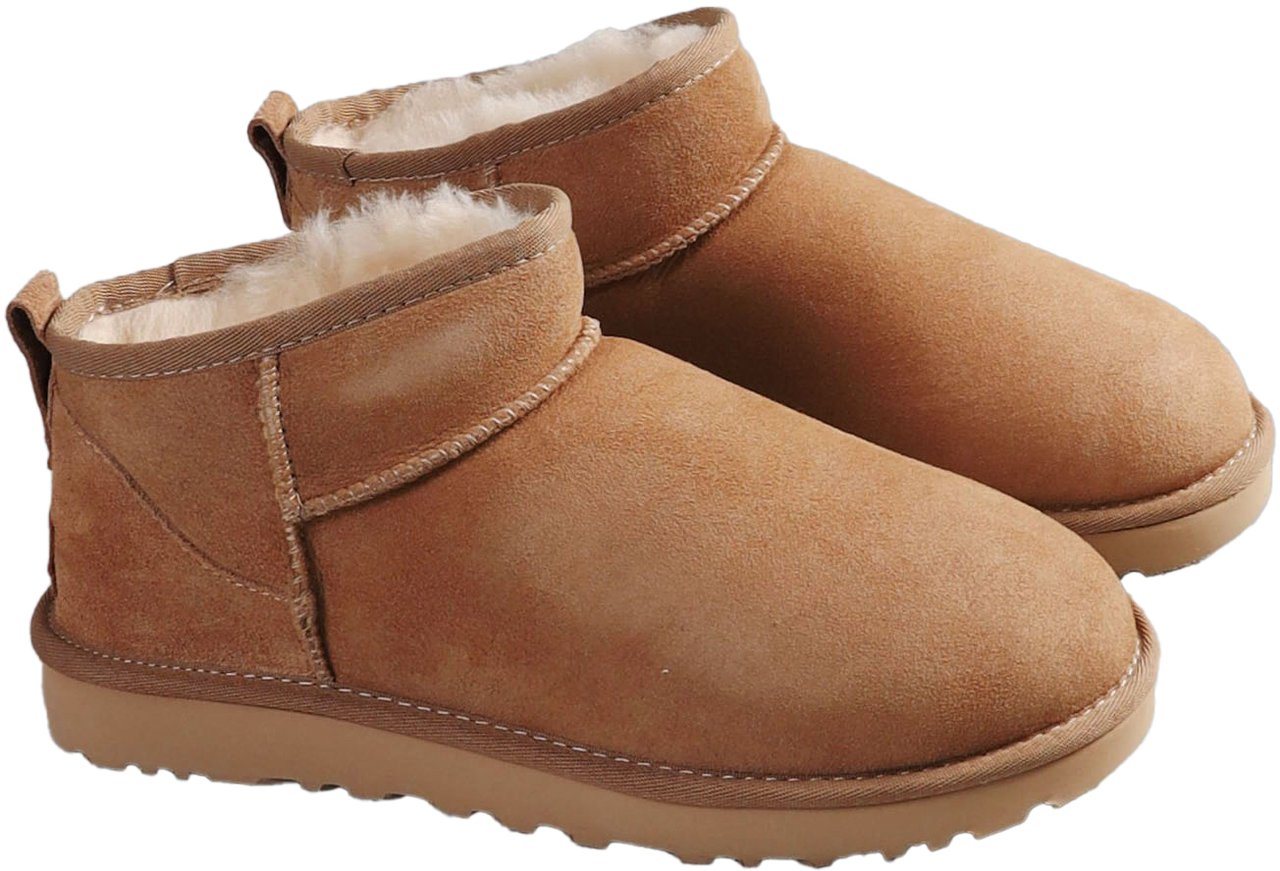UGG KLASSIEKE ULTRA MINI ENKELBOOTJES LICHTBRUIN LICHTBRUIN Beige