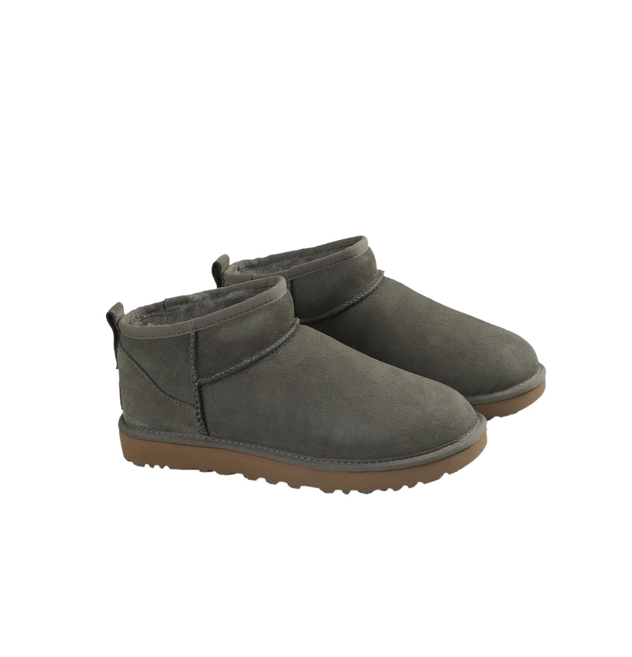 UGG CLASSIC ULTRA MINI ANKLE BOOTS OLIVE GREEN OLIVE GREEN Groen