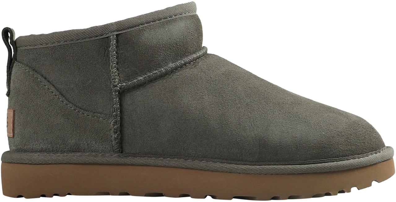 UGG CLASSIC ULTRA MINI ANKLE BOOTS OLIVE GREEN OLIVE GREEN Groen