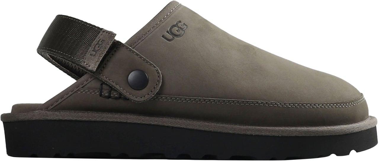 UGG M GOLDENCOAST CLOG II NUBUCK GEDROOGDE OREGANO Donkergroen