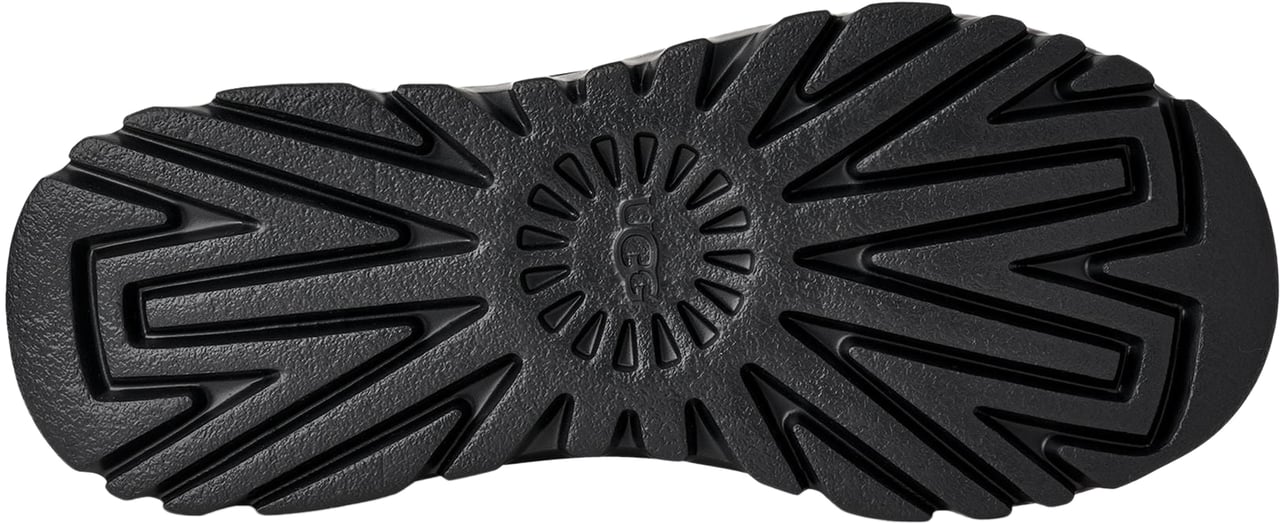 UGG Stivale W Classic Ultra Mini Lthr Nero Zwart