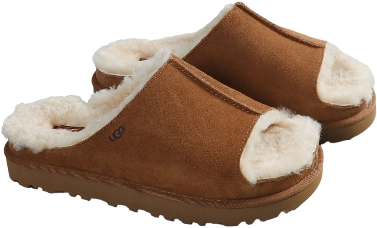 UGG W GREENPORT SLIDE CHESTNUT Beige