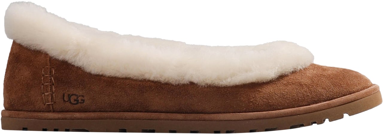 UGG W ZORA BALLET FLAT CHESTNUT Bruin