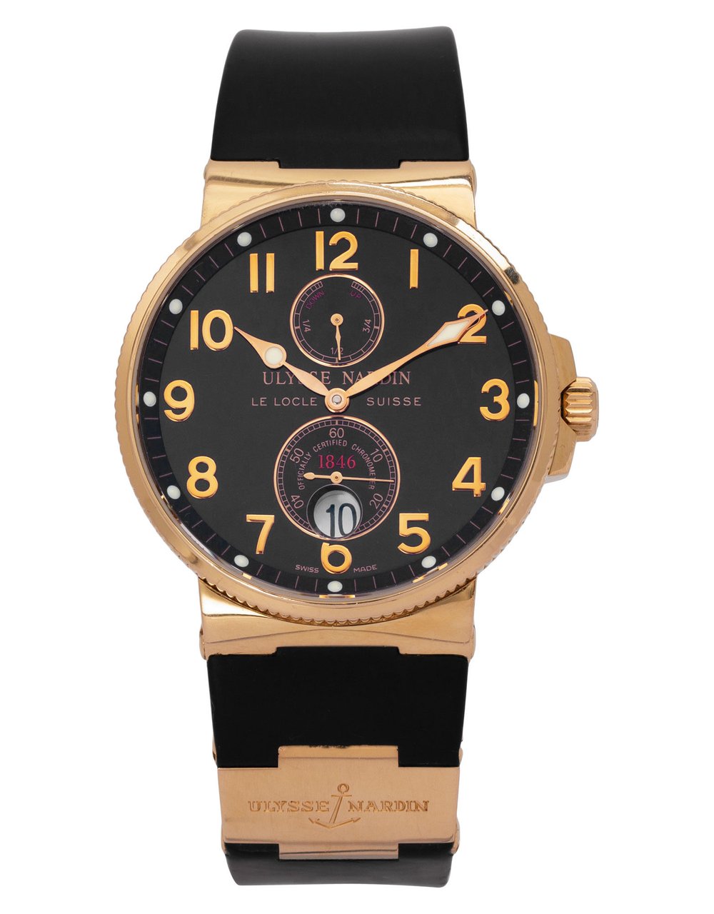 Ulysse Nardin Maxi Marine Zwart