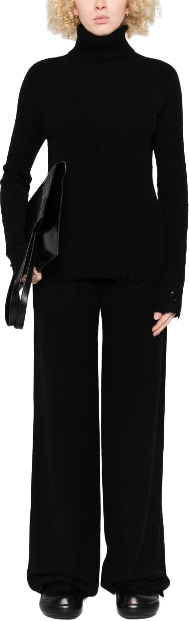 Uma Wang Trousers Black Zwart