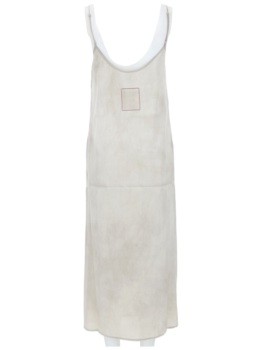 Uma Wang Anaya Square Neck Dress Grijs