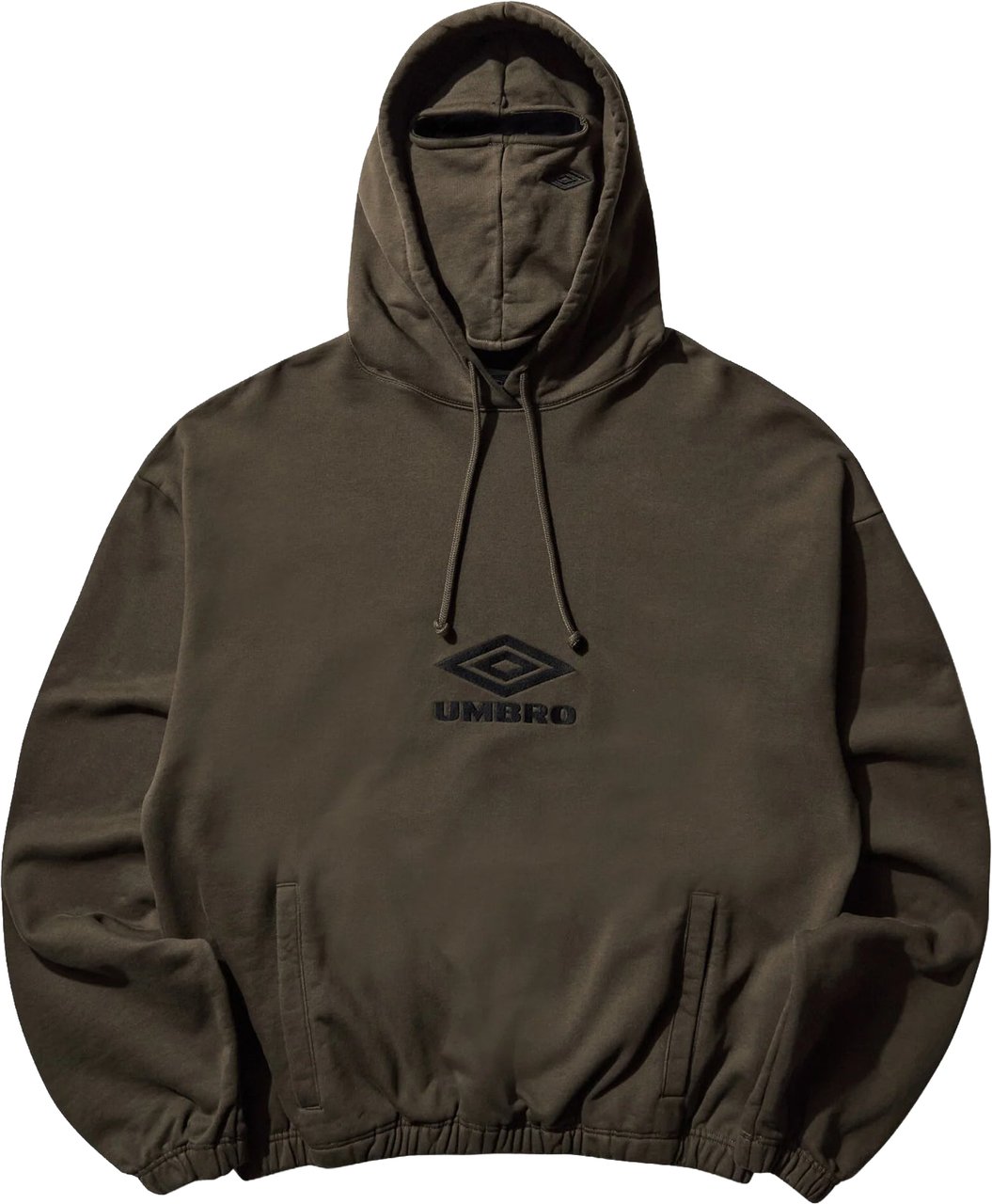 Umbro Felpa Con Cappuccio Og Logo Mask Dark Olive Divers