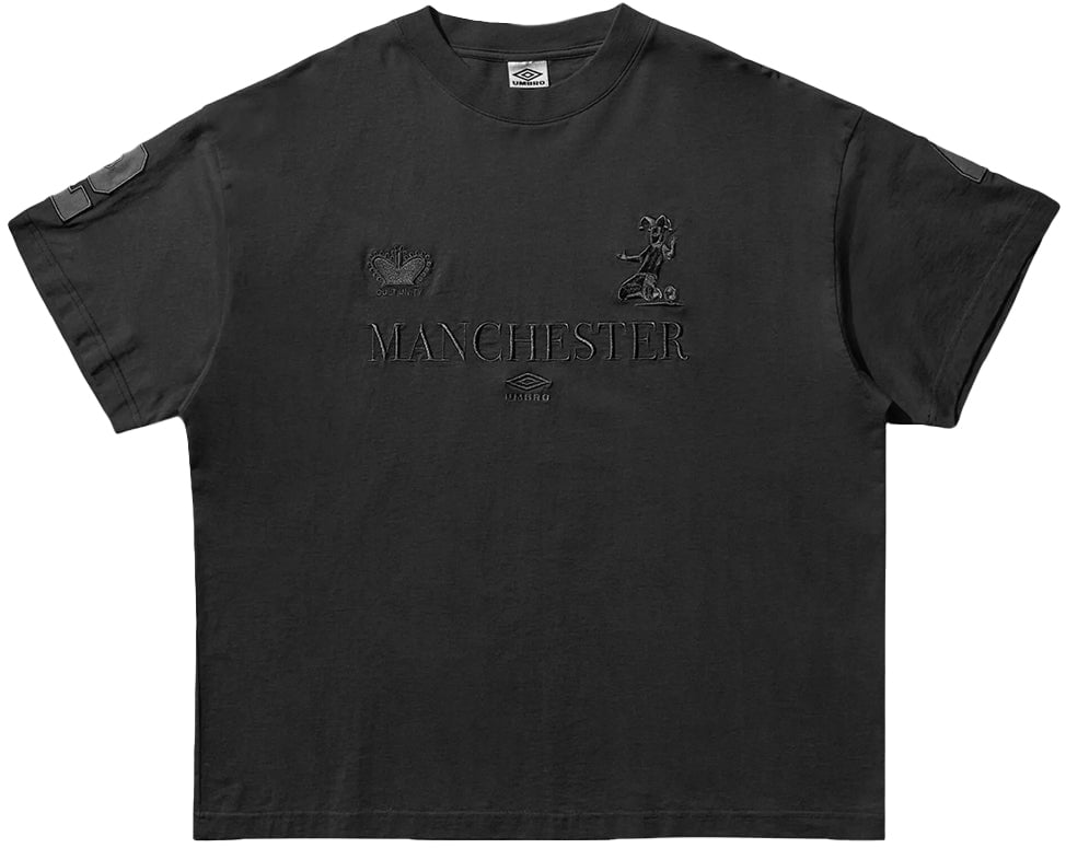 Umbro T-Shirt Manc Washed Black Divers