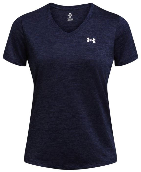 Under Armour Tech Twist V-Neck SS Blauw