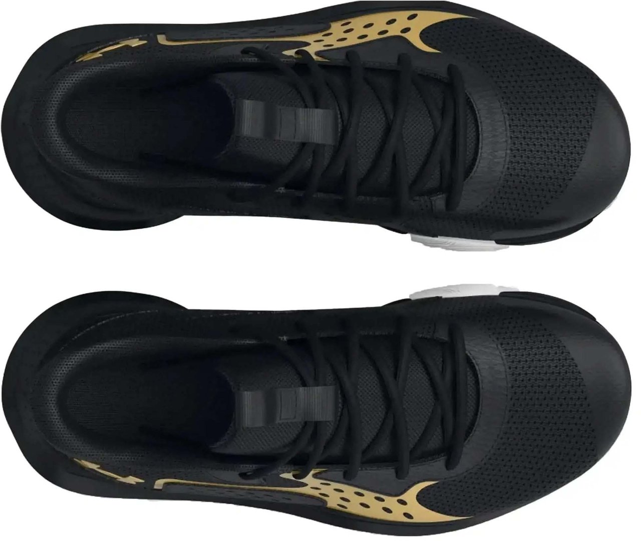 Under Armour GS JET '23 Black Gold Zwart