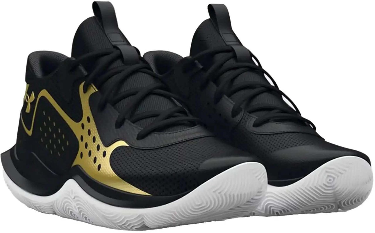 Under Armour GS JET '23 Black Gold Zwart