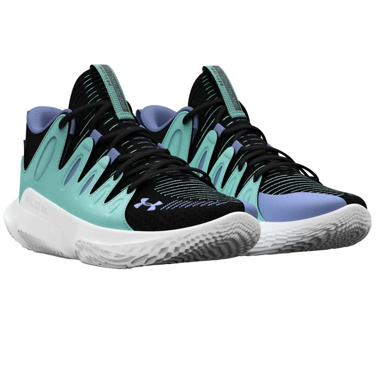 Under Armour Flow Breakthru 4 SOS Black White Blue Blauw