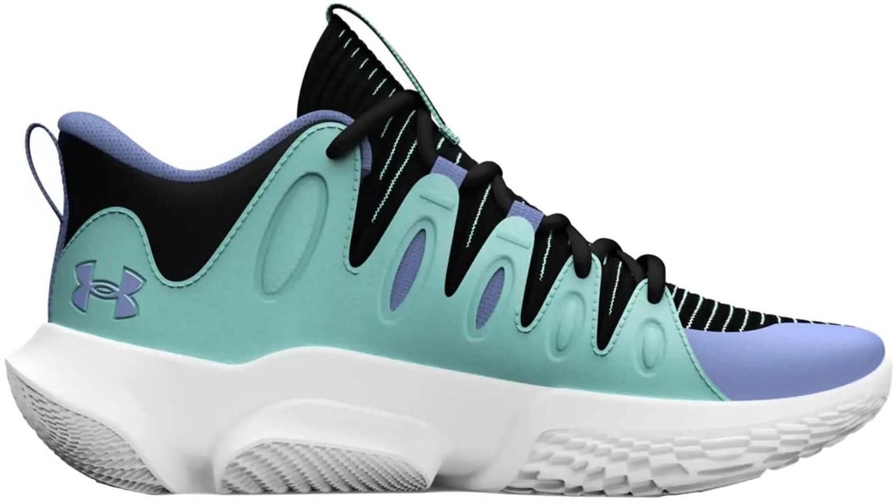 Under Armour Flow Breakthru 4 SOS Black White Blue Blauw