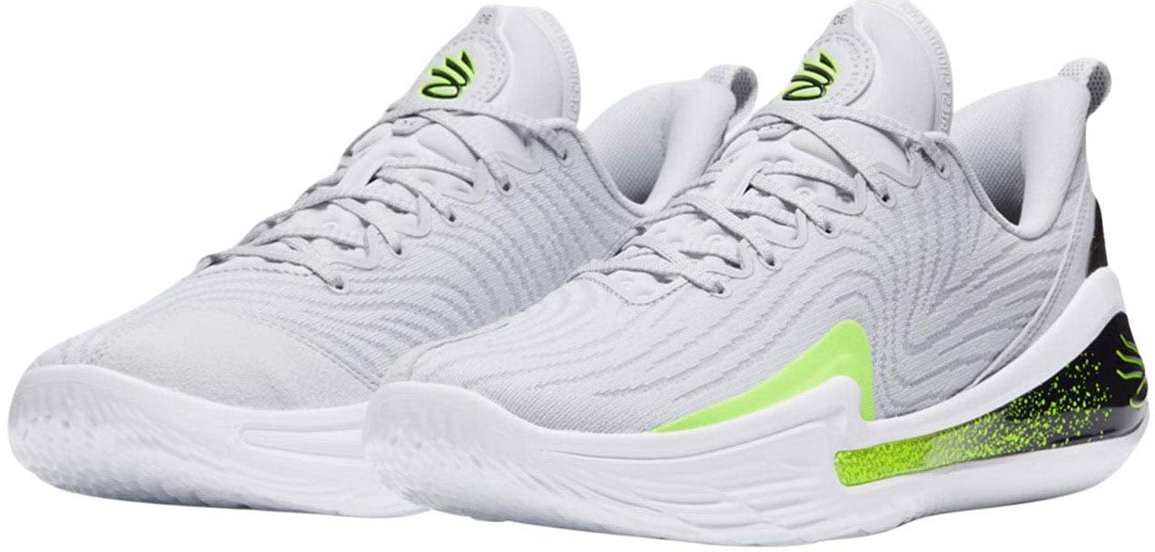 Under Armour Under Armour Curry 12 Basketbalschoen Grijs/Groen Groen