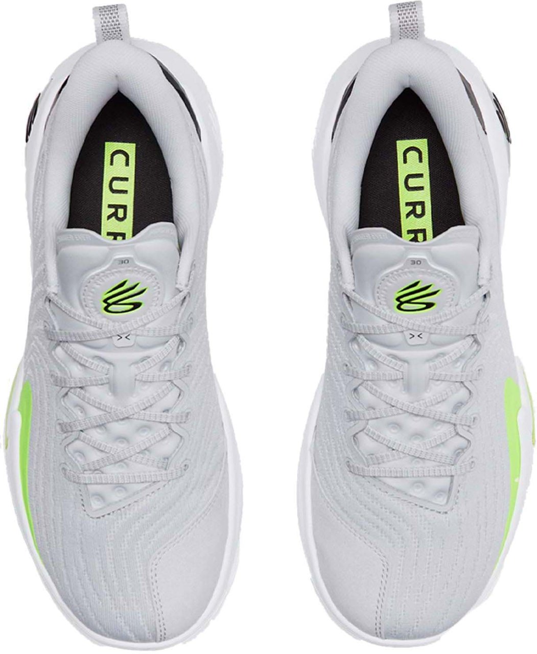 Under Armour Under Armour Curry 12 Basketbalschoen Grijs/Groen Groen