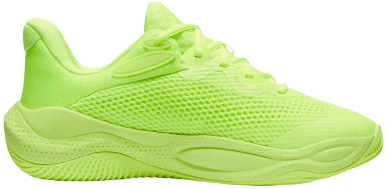 Under Armour Curry Splash 24 Basketbalschoen Geel Blauw