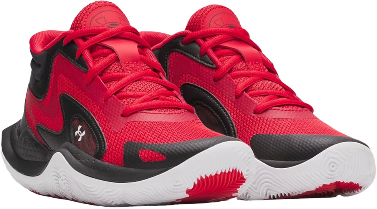 Under Armour GS JET '25 Basketbalschoen Rood Rood