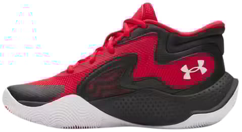 Under Armour GS JET '25 Basketbalschoen Rood Rood