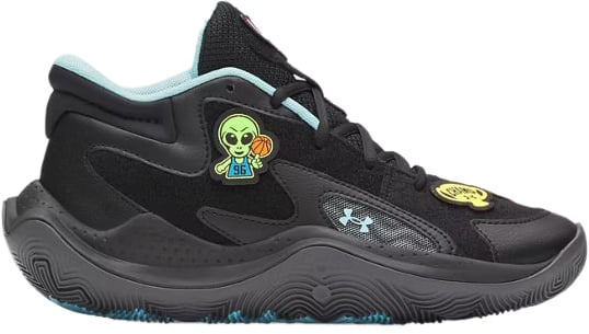 Under Armour Under Armour GS JET '25 Basketbalschoen Zwart Zwart