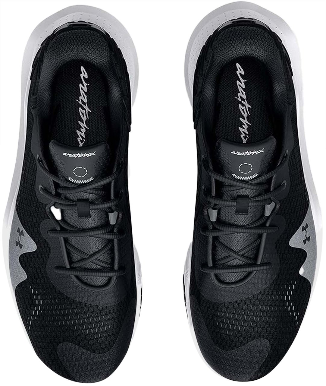 Under Armour Spawn 4 Zwart Wit Blauw