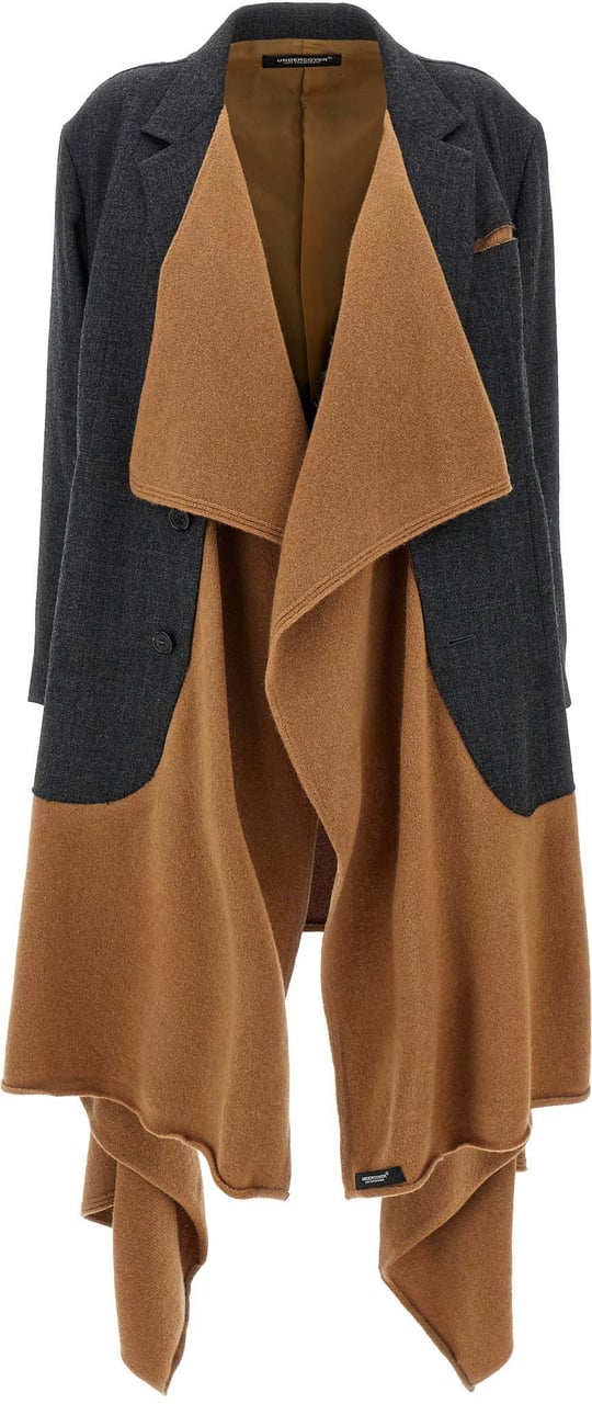Undercover Multicolor Wool Coat Divers