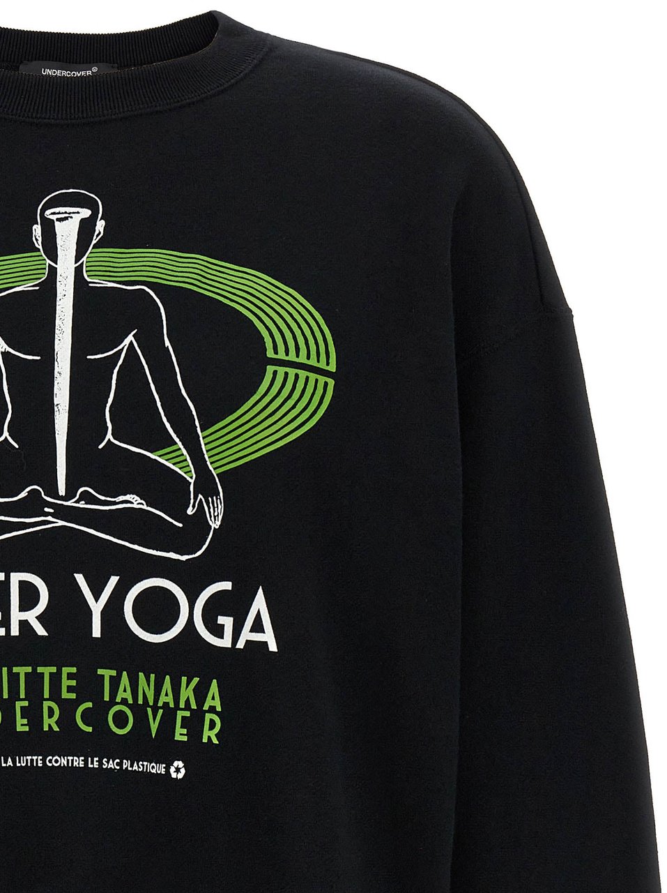 Undercover Black Cotton Sweatshirt Grijs