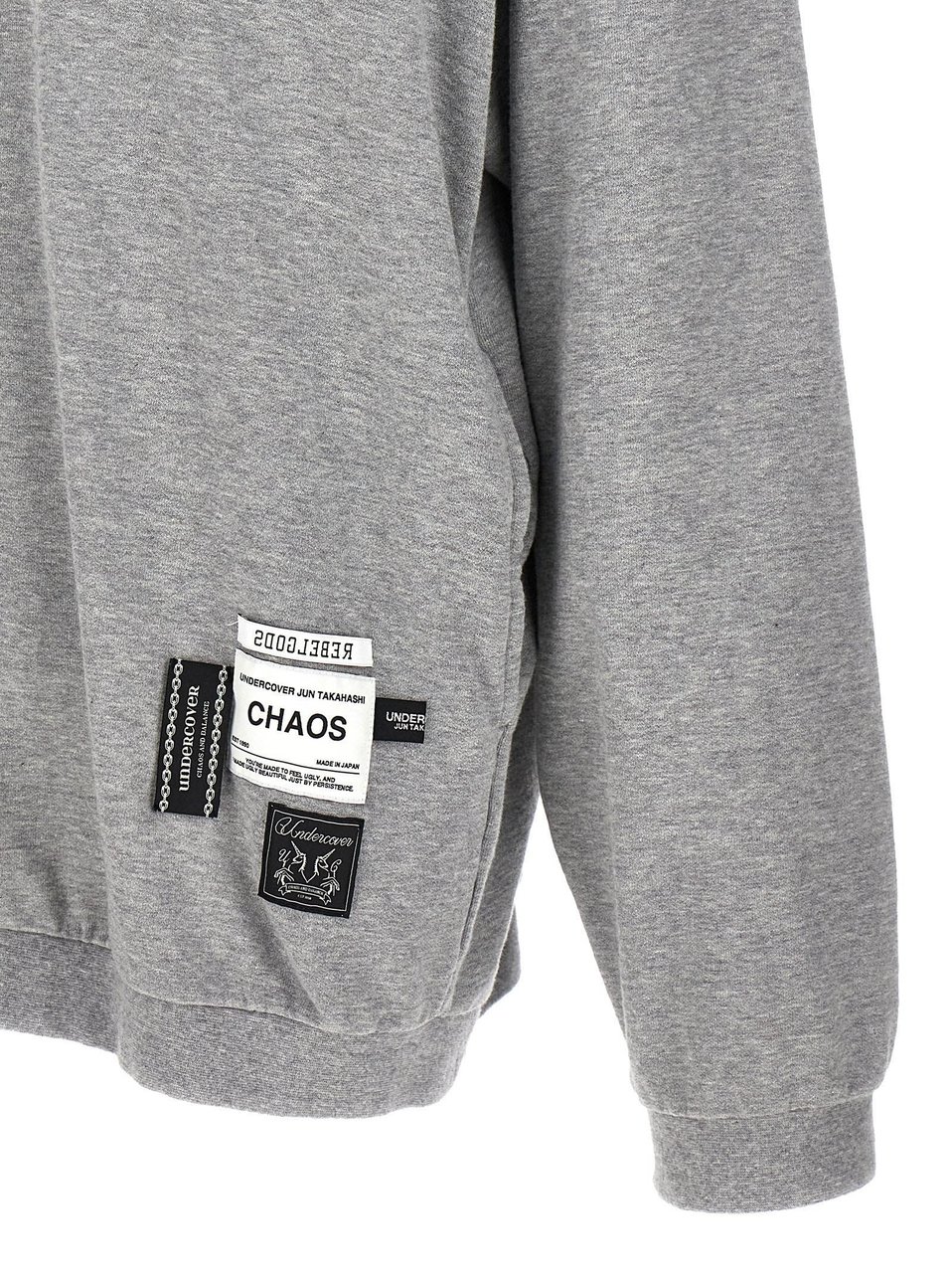 Undercover Gray Cotton Sweatshirt Roze