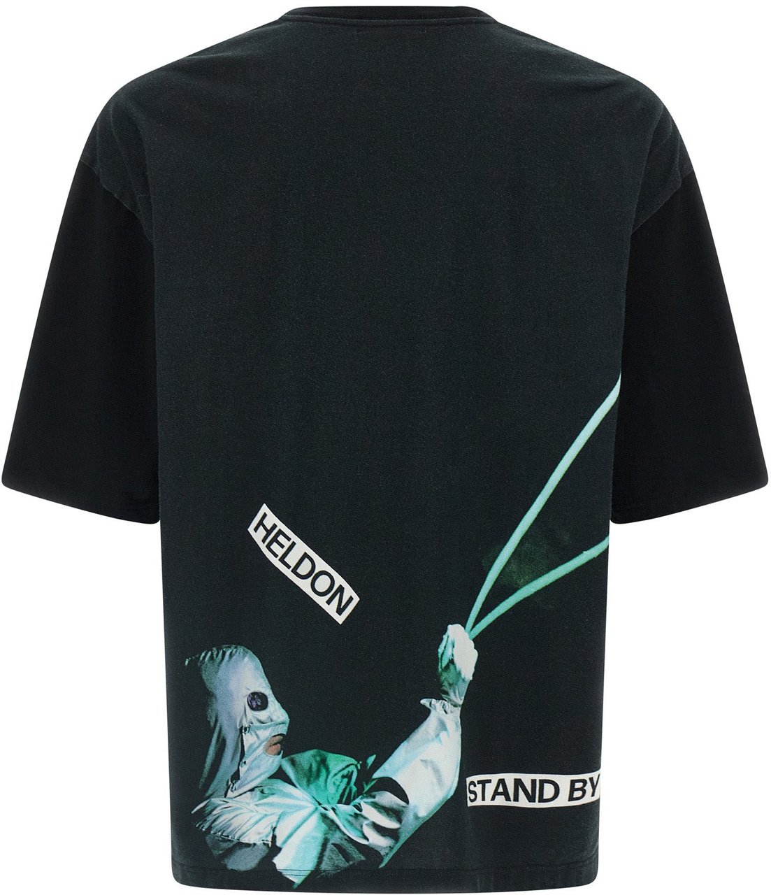 Undercover Black Cotton T-Shirt Zwart