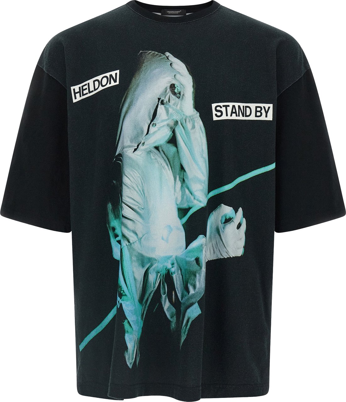 Undercover Black Cotton T-Shirt Zwart