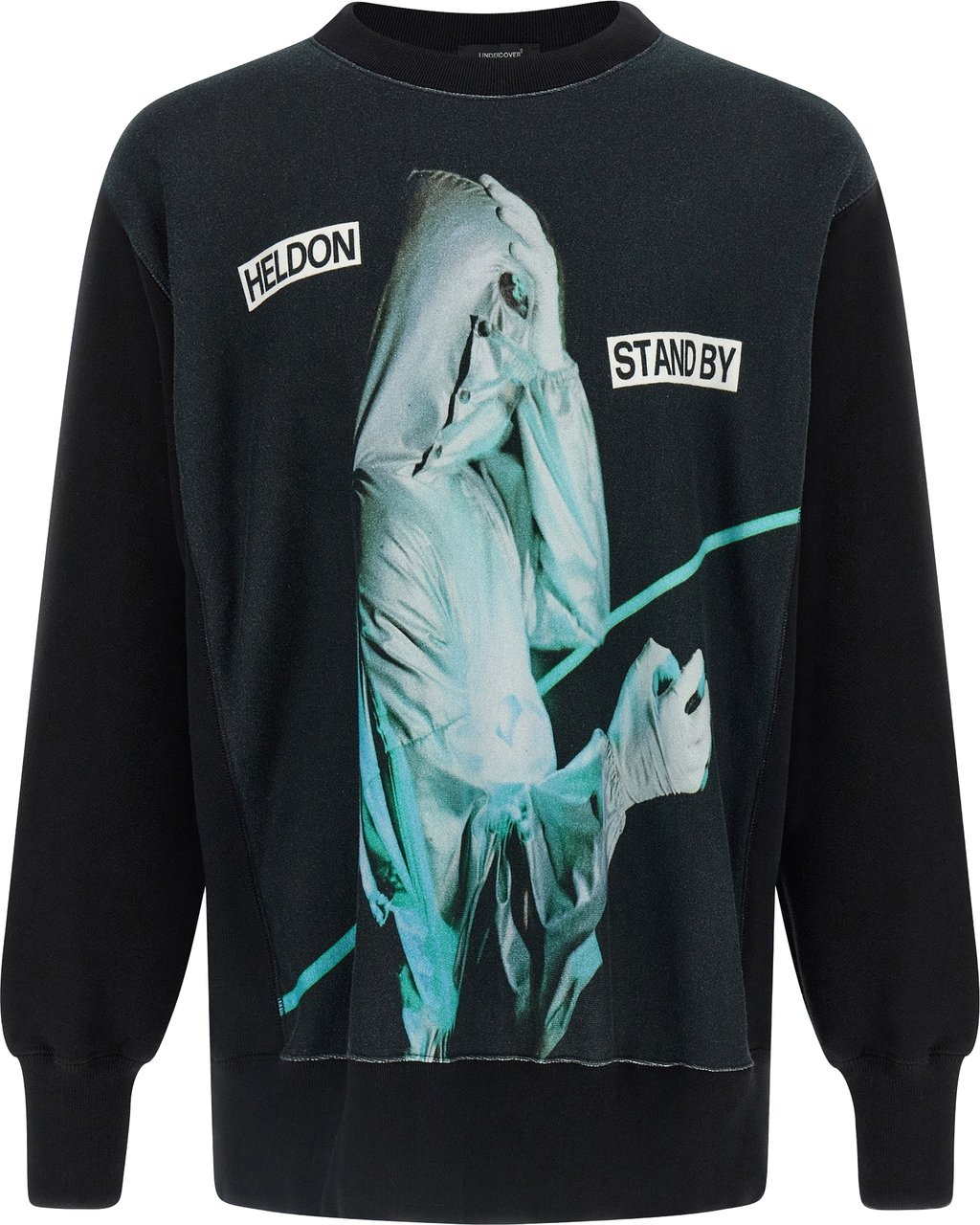 Undercover Black Cotton Sweatshirt Zwart