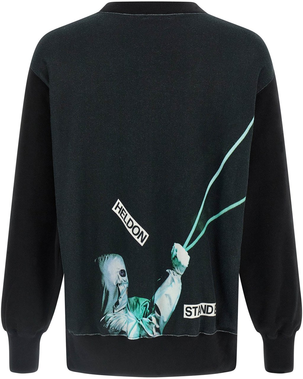 Undercover Black Cotton Sweatshirt Zwart