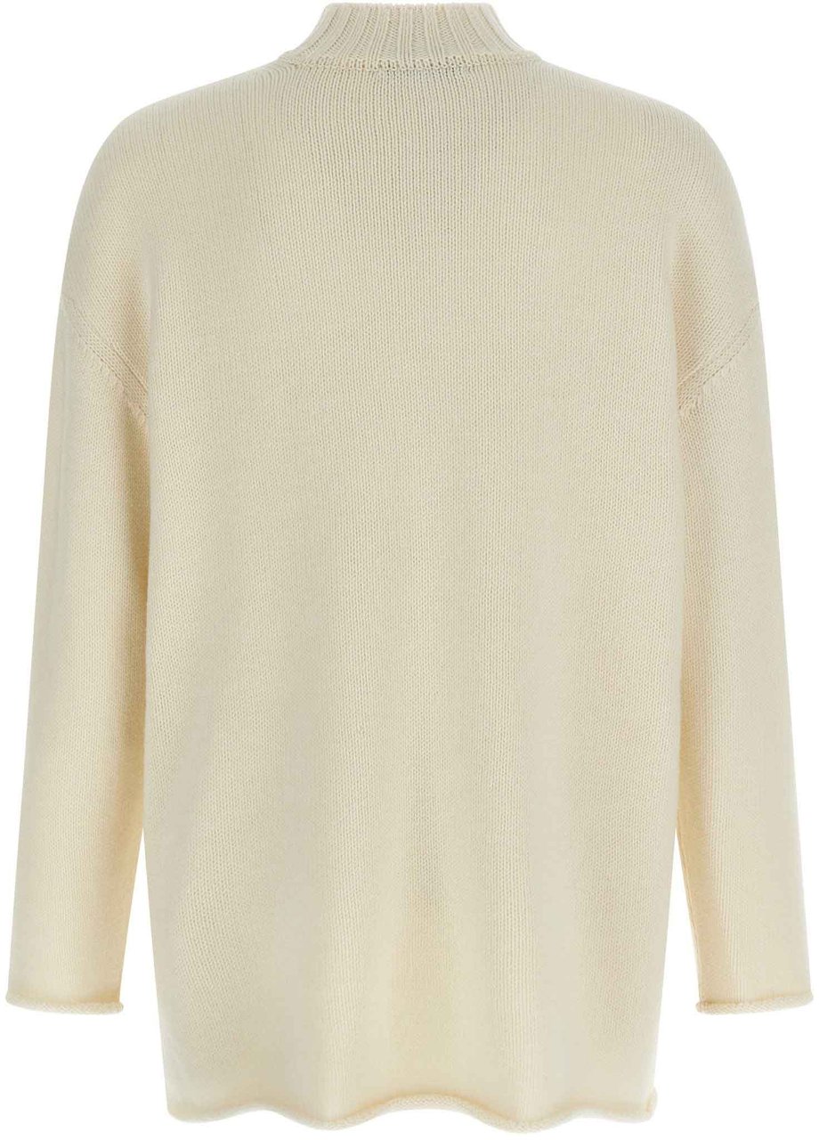 Undercover White Wool Cardigan Wit