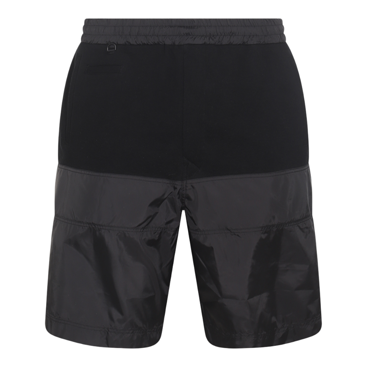 Undercover Two-Tone Relaxed Shorts with Zippered Pocket Zwart