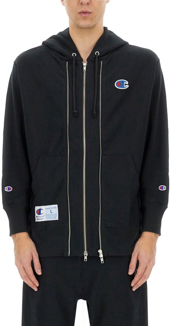 Undercover Full-Zip Hooded Sweatshirt Zwart