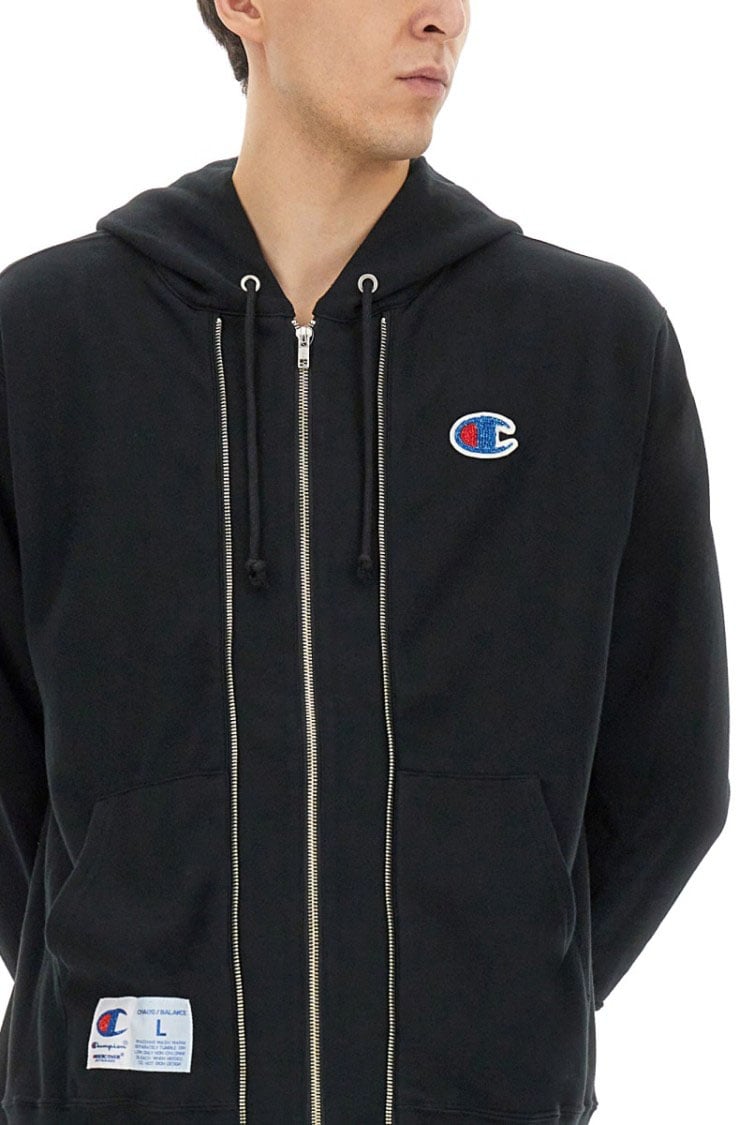 Undercover Full-Zip Hooded Sweatshirt Zwart