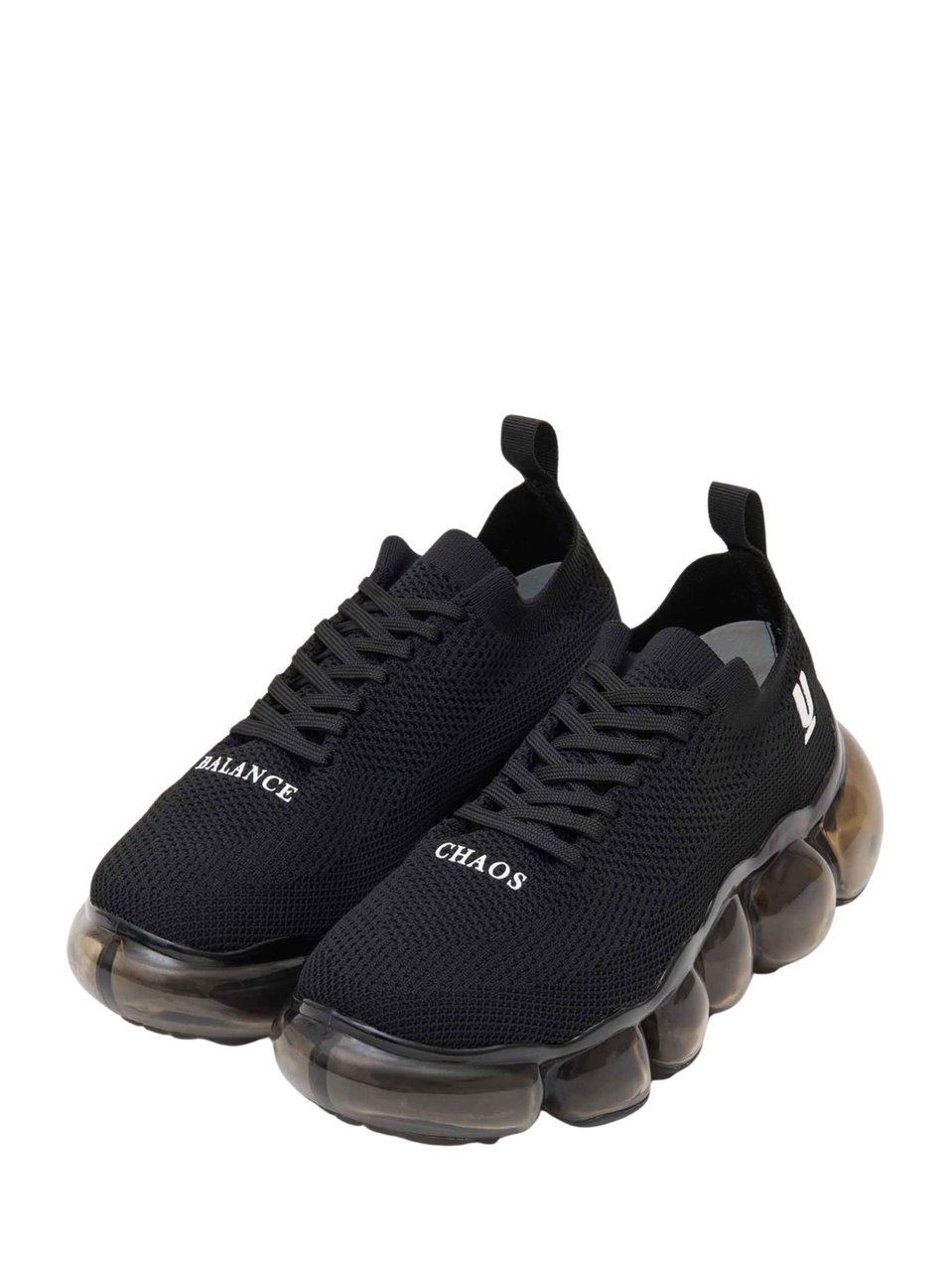 Undercover Chunky Sole Minimalist Mesh Sneakers Zwart