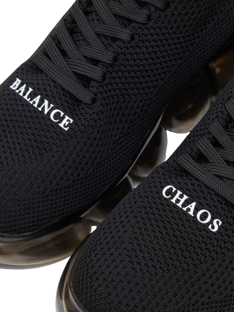 Undercover Chunky Sole Minimalist Mesh Sneakers Zwart