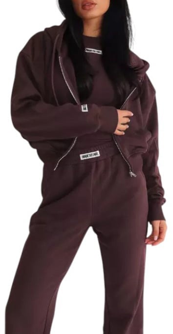 Unique The Label Dames Vest Bruin