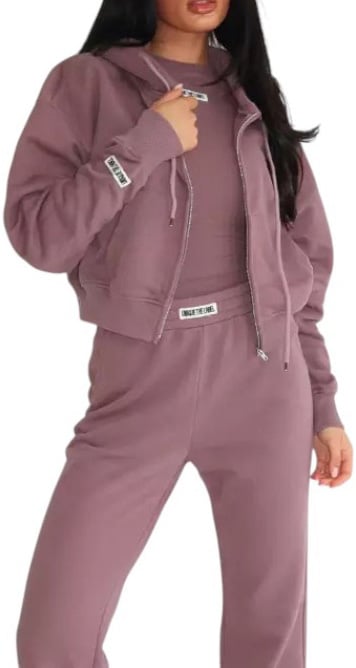 Unique The Label Dames Vest Bruin