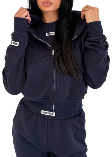 Unique The Label Dames Vest Blauw