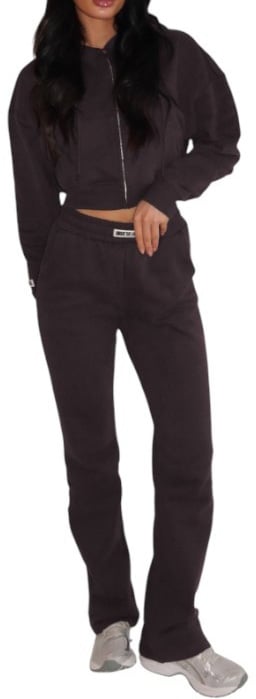 Unique The Label Dames Broek Grijs
