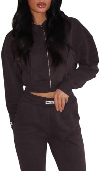 Unique The Label Dames Broek Grijs