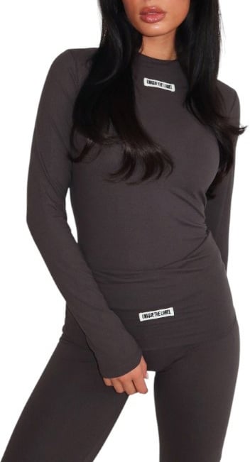 Unique The Label Dames T-shirt Grijs