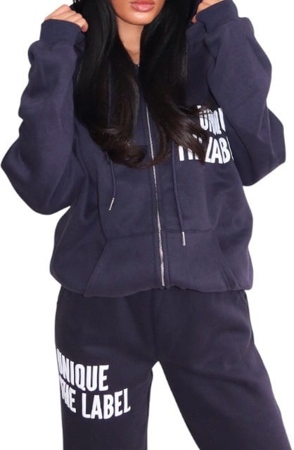 Unique The Label Dames Vest Blauw