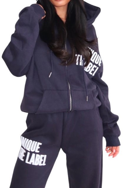 Unique The Label Dames Vest Blauw