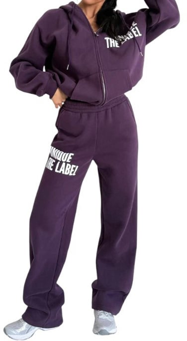 Unique The Label Dames Broek Paars