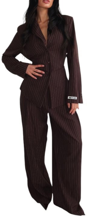 Unique The Label Dames Broek Bruin